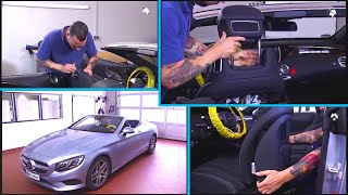 MercedesBenz SClass Cabriolet  How to remove  install the backrest release  A217  W217 [upl. by Michaeline416]