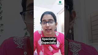 Difference between specially and especially shorts shortsvideo youtubeshorts englishwithshantha [upl. by Bullock]