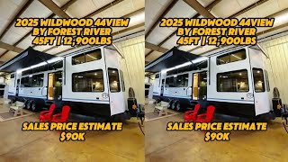 WOAH This RV is HUUGGEEE 2025 Forest River Wildwood 44 VIEW [upl. by Kimura]