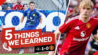 Vítek SHINES Collyer  PROMISING Amass Debut 5 Things We Learned Rosenborg 10 Man United [upl. by Lek]