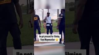 INSANE “No Filming” Floyd Mayweather’s Bodyguard THREATENS Fans for Filming the Boxer in Public [upl. by Vincenty]