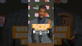 Jameis Winston after leading the Browns to a win vs the Ravens via browns [upl. by Denbrook]