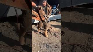 Welding repair of loaders welding welder [upl. by Bocyaj]