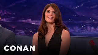 Gemma Arterton Will Always Be A Bond Girl  CONAN on TBS [upl. by Anatak]