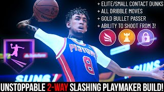 2WAY SLASHING PLAYMAKER BUILD WITH SHARP TAKEOVER NBA 2K22 NEXT GEN [upl. by Amees]