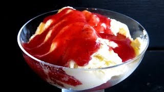 HOW TO MAKE STRAWBERRY TOPPING [upl. by Adlanor]