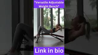 Versatile Adjustable Weight Bench  Health and Fitness [upl. by Christos]