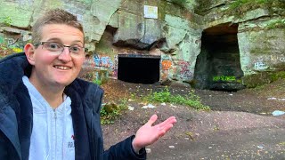 Exploring The Beech Caves In Staffordshire  HUGE Man Made Caves [upl. by Emelun]