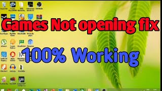 How to Fix Games Not Opening  Working On Windows 88110 100 Fix [upl. by Sokin]