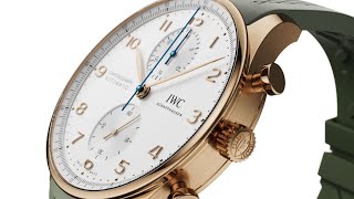 IWC Explained The Portugieser Chronograph Watch [upl. by Anifur]