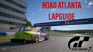 GT7  Road Atlanta Lapguide  Gr3 Supra [upl. by Hugibert]