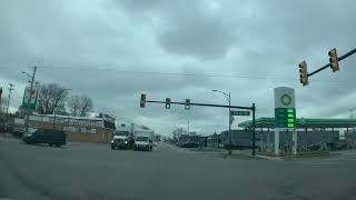 Driving to Hazel Park Michigan from Ferndale Michigan November 2022 [upl. by Ilzel]