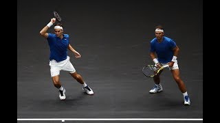 FedererNadal vs SockQuerrey  Laver Cup Highlights HD [upl. by Mike933]