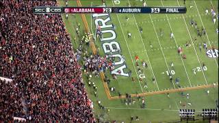 2013 Iron Bowl ending HIGH DEFINITION Auburn beats Alabama [upl. by Burn]