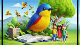 quotThe Colorful Warbler A Melodious Journeyquot Nursery Rhyme with Lyrics and Song [upl. by Jonie]