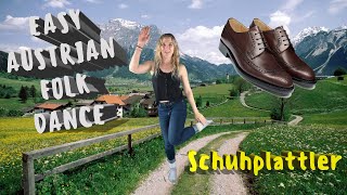 EASY Schuhplattler Dance  Austrian Folk Dance for Kids [upl. by Lorne]