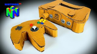 Making a Nintendo 64 out of Cardboard [upl. by Katusha]