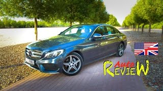 2015 MercedesBenz C200 AMG Line  AutoReview  Dubai Episode 33 ENG [upl. by Netsrek]