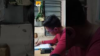 Part2 how to draw realistic portrait outlinedrawingfrommybrother brotherskeching portrait shorts [upl. by Darken]