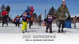 Video 2022 Barnebirkie Feb 24 Hayward Wisconsin [upl. by Catherine]