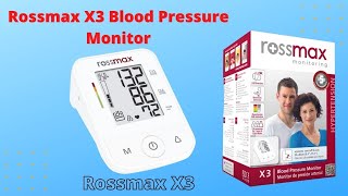 Rossmax X3 Blood Pressure Monitor [upl. by Nnaecarg]