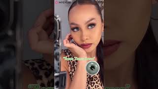 EyeCatching Lens Transform Your Look in SecondsMYEYEBB Review colorcontactlenses makeup beauty [upl. by Peacock345]