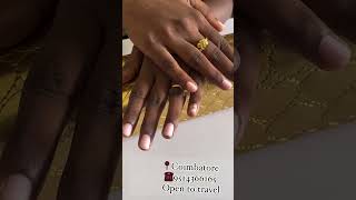 We repair your damaged nail nailart coimbatore nails nailtech bride [upl. by Ahsel]