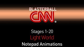 Blasterball CNN  Stages 120 Light World [upl. by Tanitansy17]