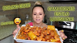 COMO PREPARAR CAMARONES ESTILO LOUSIANA🦐 BOILING CRAB 🦀 [upl. by Iphigenia]