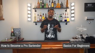 How to become a Pro Bartender Basics for Beginners [upl. by Llertnad]