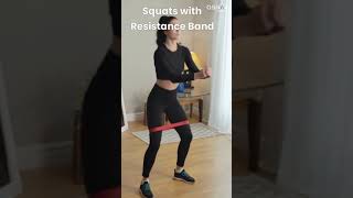 Grow Your Booty with This Exercise Squats with Resistance Band  Osnap Active Lifestyle [upl. by Fi]