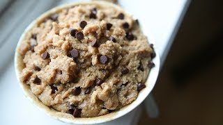 EASY CHOCOLATE CHIP COOKIE DOUGH RECIPE FOR ONE 🍪 [upl. by Haines]