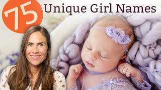 75 UNIQUE BABY GIRL NAMES FOR 2021  Names amp Meanings [upl. by Josselyn]