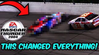 Blown engine late caution in Daytona  NASCAR Thunder 2004 Mod Career [upl. by Llimaj983]