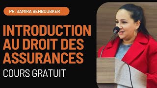 Introduction au droit des assurances  Cours gratuit [upl. by Malloch]