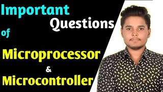 Microprocessor and microcontroller important questions  EC  5th Semester [upl. by Naples]