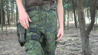 UTG Extreme OPs Tactical Drop Leg Holster Review [upl. by Nelac622]