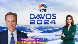 LIVE Davos 2024  Will 2024 Be A Time For Resolution Resilience amp Recovery  Borge Brende EXCL [upl. by Nonah]