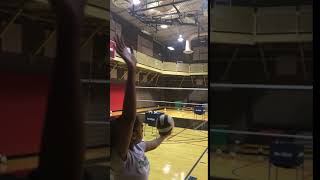 Volleyball Serve Drills Overhand One of Three Serves Vegas High School Players Know How To Do [upl. by Nilesoy]