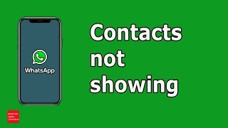 How To Fix WhatsApp Contacts Not Showing on Android Phone [upl. by Hsuk]