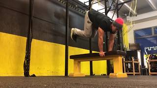 Plyometrics  Bench Over Hops  ON AIR [upl. by Mokas]