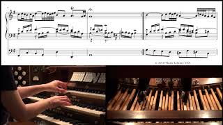 JS Bach BWV 731 Liebster Jesu wir sind hier Sheet music バッハ 最愛のイエスよ 我らここに集いて 楽譜付 [upl. by Ydnak]