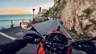 GIRO in Costiera Amalfitana con la Moto Morini XCAPE 650 [upl. by Star]