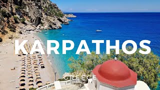 Karpathos Greece ► Video guide 15 min  4K [upl. by Terbecki]