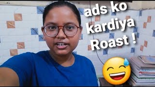 aaj gungun ne ads ko roast kardiya 😅 [upl. by Haleigh407]