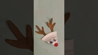 Easy Reindeer craft New Creative Craft reindeer christmas trending diy youtubeshorts craft [upl. by Comfort703]