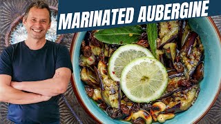 Grilled marinated Aubergines Recipe Irresistible summer Delight [upl. by Nisaj]