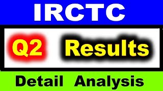 IRCTC Q2 RESULTS 2023 DETAIL ANALYSIS⚫ IRCTC NEWS IRCTC SHARE PRICE REVIEW TARGET CRASH MERGER⚫ SMKC [upl. by Damiano]