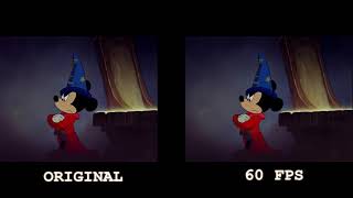 How Fantasia1940  The Sorcerers Apprentice would look like at 60 FPS [upl. by Eldoree]