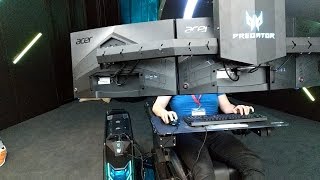 Acer Predator Thronos  First impressions of the gaming throne at IFA 2018 [upl. by Dlonyer]